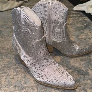 Diamond sparkle bootie